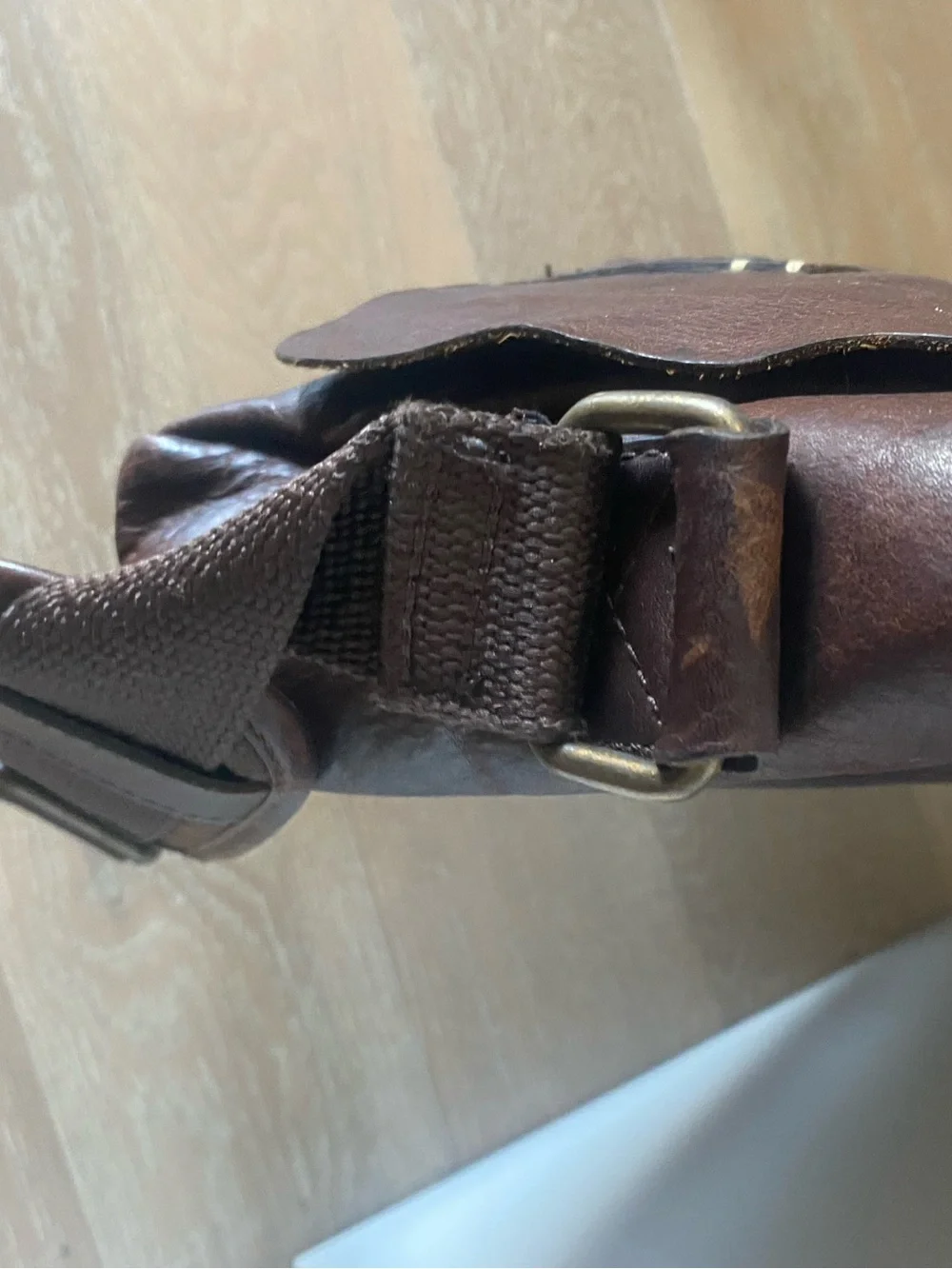 Buffalo Jackson WALKER brown soft Leather Messenger Bag EXCELLENT CONDITION